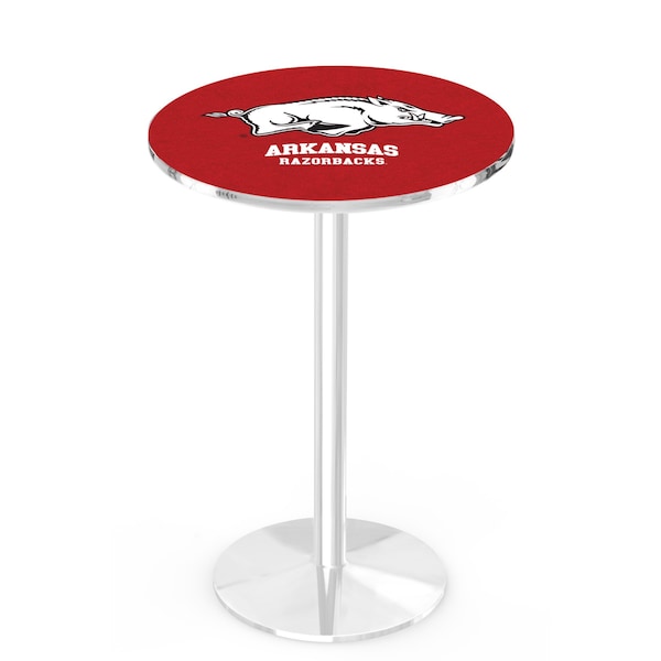 42" Chrome Arkansas Pub Table